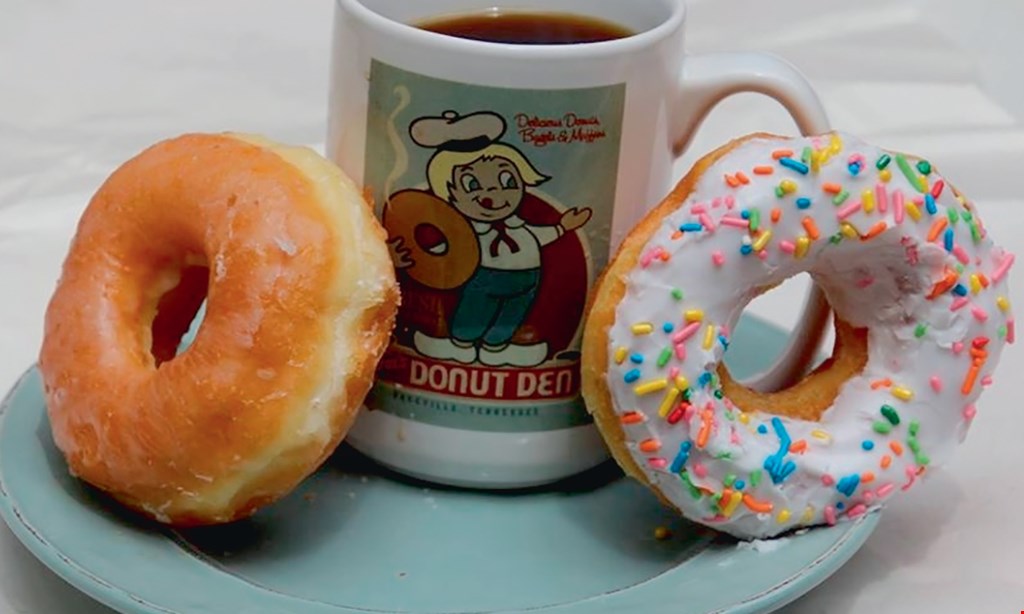 Product image for Fox's Donut Den BEAT THE HEAT! Free ICEE get a FREE ICEE (or equivalent drink) with any donut purchase