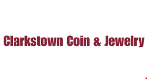 Product image for Clarkstown Coin & Jewelry 10% CASH BONUS On All Gold & Silver Jewelry We Purchase From You. 