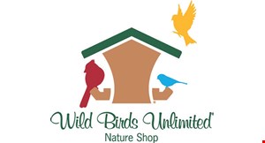 Product image for Wild Birds Unlimited $10 OFF ANY PURCHASE of $50 or more.