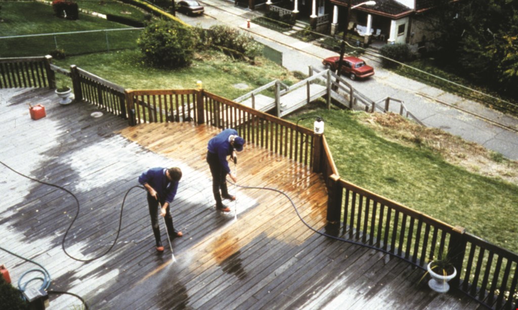 Product image for Nu-Again Deck & Fence Renewal $50 off on any service.