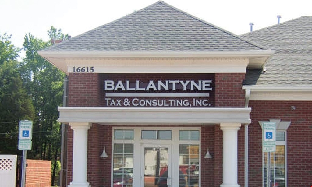 Product image for Ballantyne Tax & Consulting $25 off personal tax return preparation 