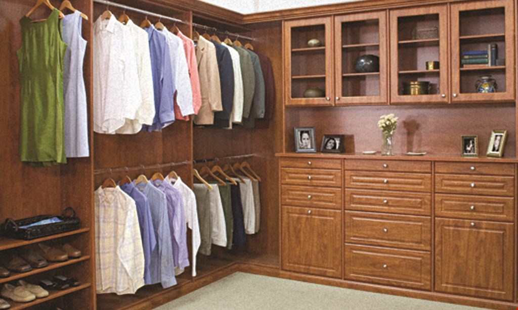 Product image for Closets By Design 40% OFF plus... Free Installation Plus 15% off 24 Month Special Financing* On purchases of $2000 or more with your Home Design Card.