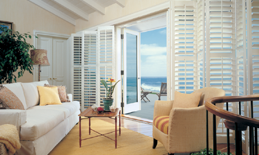 Product image for All About Blinds & Shutters $100 off Any Order of $1000 or more. 