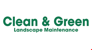 Clean & Green Landscape Maintenance logo