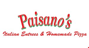 Product image for Paisano's Italian Entrees & Homemade Pizza $15 Off Large 16” Pizza Thin Crust With 3 Toppings