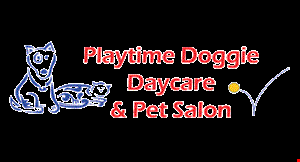 Playtime Doggie Daycare & Pet Salon logo