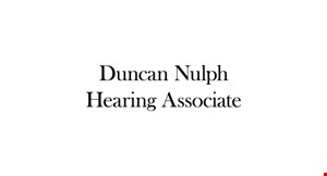 Duncan Nulph Hearing Associates logo