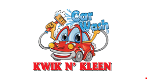 Product image for Kwik n Klean Car Wash $4 OFF Car wash 