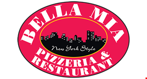 Product image for Bella Mia Pizzeria & Restaurant $3 OFF any order of $35 or more.