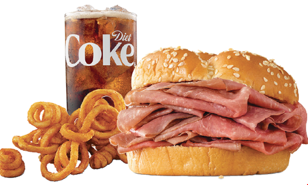 Product image for Arby's For $6 Enjoy A Classic Roast Beef Meal Regular Fries & Small Drink Included