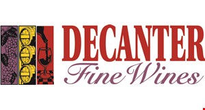 Product image for Decanter Fine Wines, Spirits & Beer 10% Off Entire Wine Or Champagne Purchase Mix Or Match 750ml Or Larger, Min. 6 Bottles Priced $12.99 Or More, Excludes Sale Items