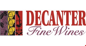 Product image for Decanter Fine Wines, Spirits & Beer 10% OFF entire wine or champagne purchase mix or match 750ml or larger, min. 6 bottles priced $11.99 or more, excludes sale items. 