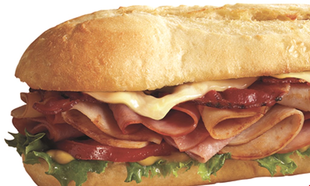 Product image for Penn Station East Cost Subs Free small sub! buy any size sub & fry or regular drink, get one small sub of equal or lesser value free.