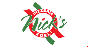 Nick's Pizzeria & Deli logo