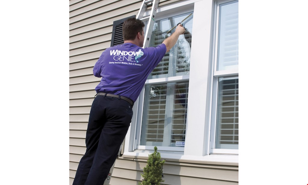 Product image for Window Genie Starting At $199 House Washing. Starting At $135 Decks. Starting At $99 Driveways. . 