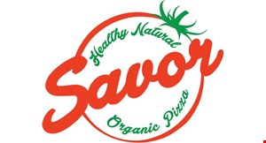 Savor Healthy Pizza logo