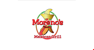 Product image for Moreno's Mexican Grill & Gecko Grill Valid Monday through Friday 7 to 11 AM, $3 OFF breakfast of $20 or more before tax. 