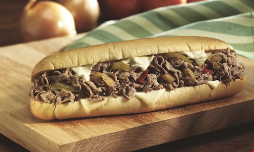 Product image for PHILLY'S BEST CHEESESTEAKS SINCE 1992 FREE sandwich buy any sandwich & 2 med. fountain drinks, get the 2nd sandwich of equal or lesser value free (excludes burgers).