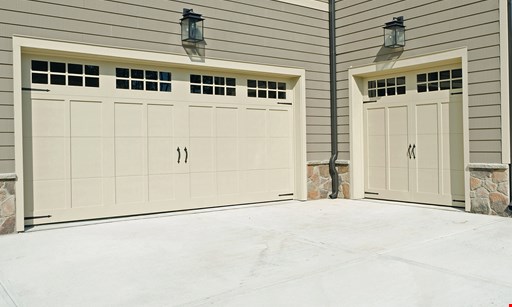 Product image for Garage Doors & More $100 OFF your entire new garage door purchase.