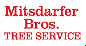 Product image for MITSDARFER BROTHERS TREE SERVICE $100 off ANY JOB of $1000 or more. 