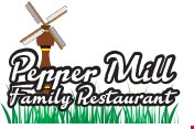 Product image for Peppermill Restaurant $2 off any purchase of $20 or more.