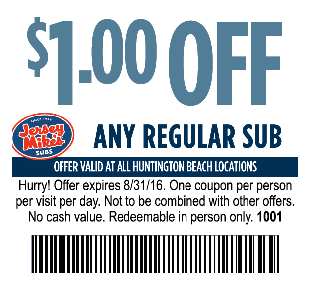 jersey mike's coupon san diego