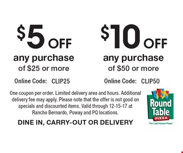 off round table coupon 15 $10   $20 Round Pizza Of For LocalFlavor.com Table   Worth