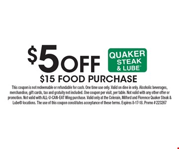 quaker state and lube coupons