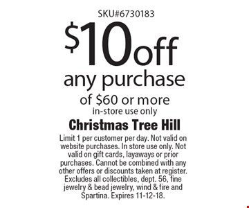 LocalFlavor.com - CHRISTMAS TREE HILL Coupons