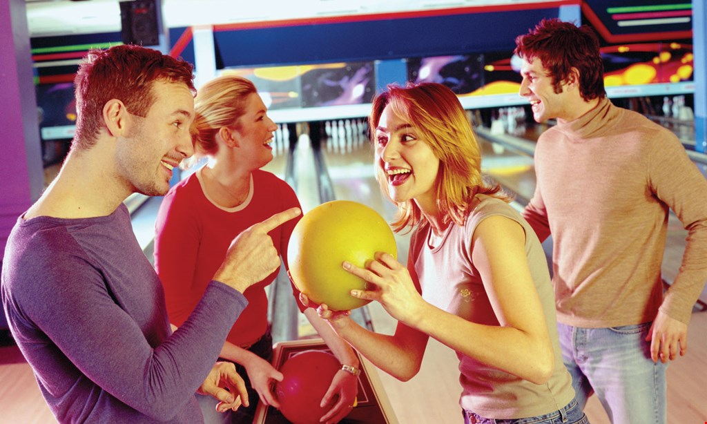 Product image for Oak Ridge Bowling Center $30 for 2 Games of Bowling & Shoes for 4 People, One, 1-Topping Pizza and a Pitcher of Soft Drink (reg. $60.)