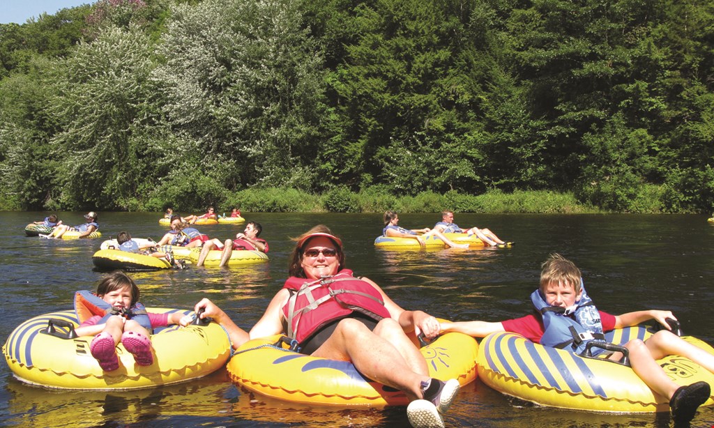 Product image for Tubby Tubes Co. $50 For Lazy River Tubing For 4 (Sun-Fri) (Reg. $100)