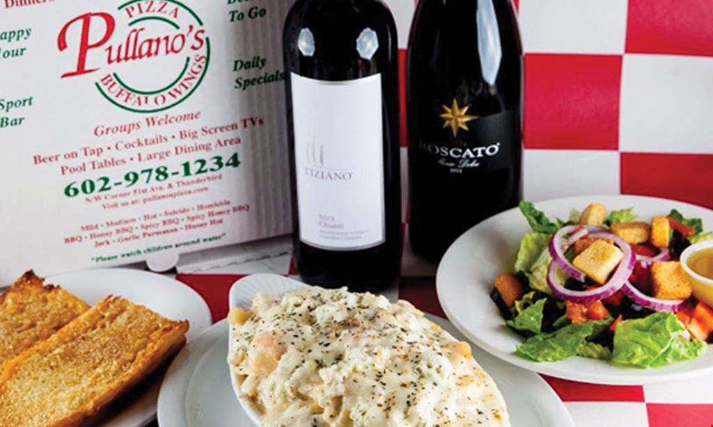 Product image for Pullano's Pizza & Wings $15 For $30 Worth Of Casual Italian Dining