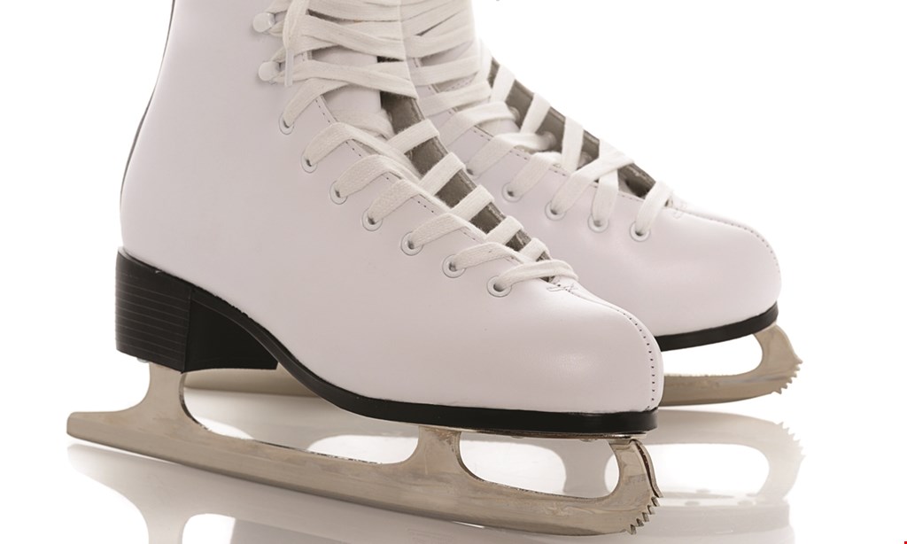 Product image for Regency Ice Rink $20 For 4 Public Skating Admissions & 4 Skate Rentals (Reg. $40)