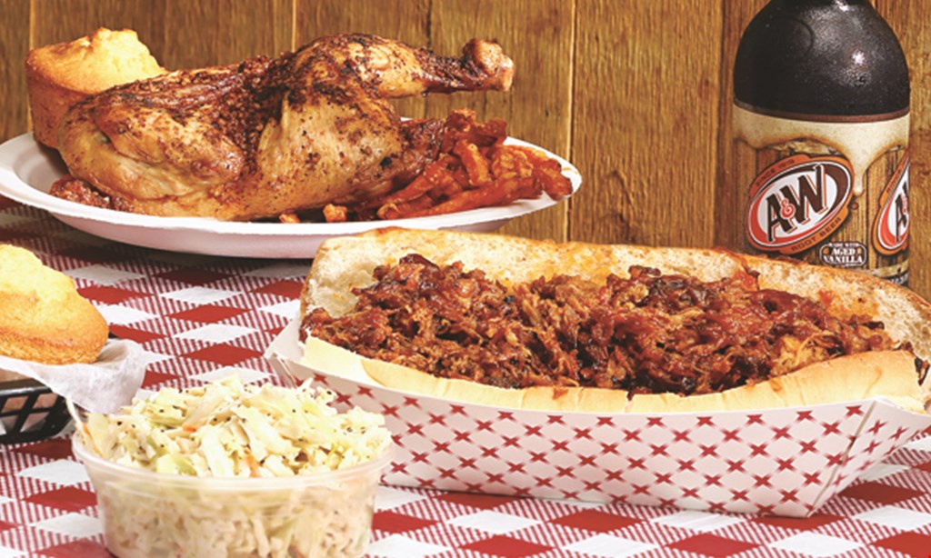 Product image for Pig Pit BBQ $10 For $20 Worth Of Casual Dinner Dining (Purchaser Will Receive 2-$10 Certificates)