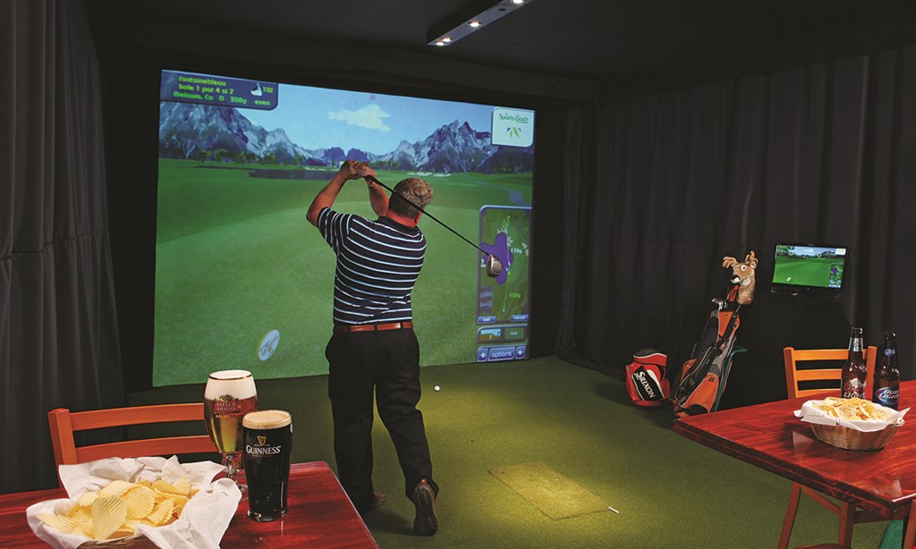 Product image for Burden Lake Country Club $40 For A 2-Hour Indoor Golf Simulator Session (Reg. $80)