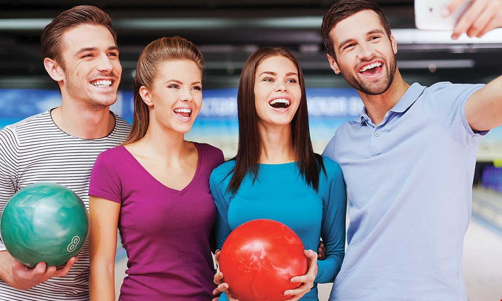 Product image for Levittown Lanes $34 For 90 Minutes Of Bowling Including Shoe Rentals, Large Pizza & Pitcher Of Soda For 5 (Reg. $68)