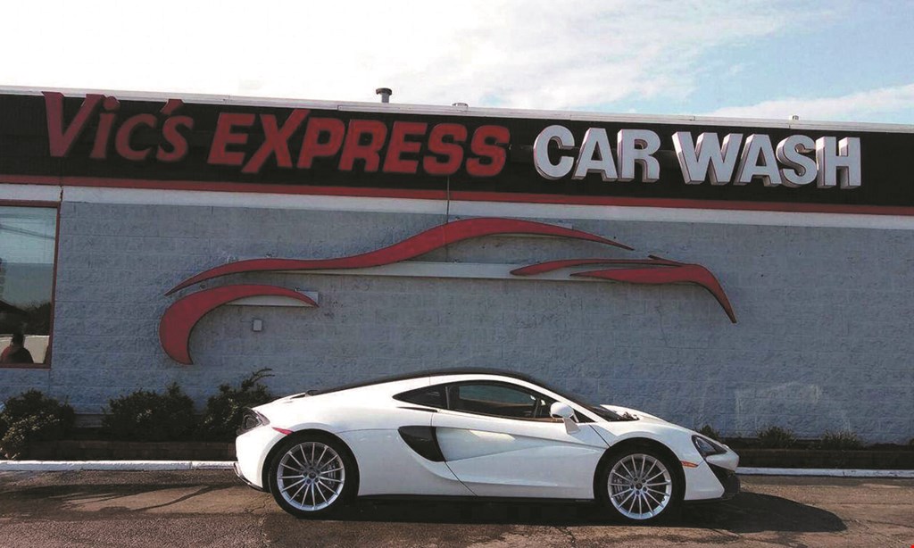 Product image for Vic's Express Car Wash & Detail Center $21 For 2 Shine 'N' Wheel Express Car Washes (Reg. $42) (Purchaser Will Receive 2-$21 Certificates)
