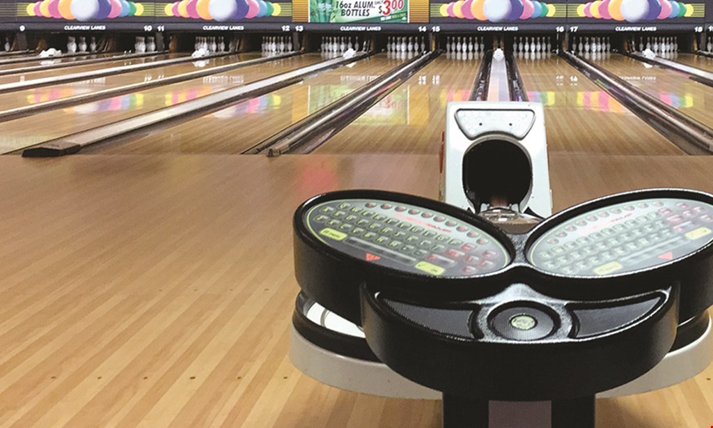 Product image for Clearview Lanes $15 For $30 Toward Bowling Or Glow Bowling