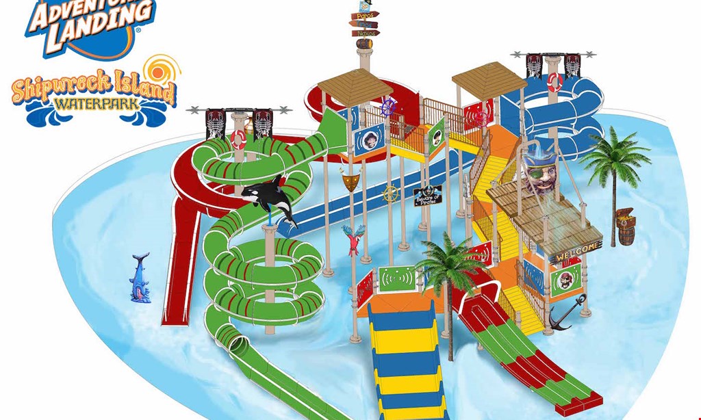 Product image for Adventure Landing $33 for 2-One Day Water Park Passes (Reg $66) - Opens March 16th