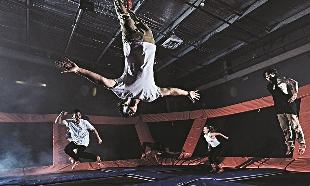 Product image for Sky Zone Trampoline Park $25 For A 1-Hour Jump Pass For 2 People Including Socks (Reg. $50)