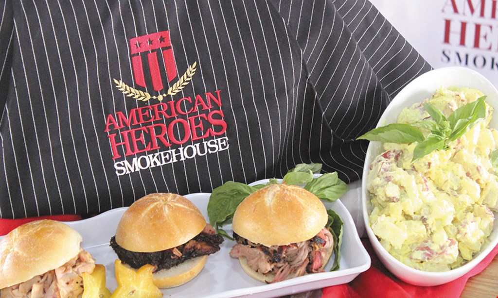 Product image for American Heroes Smokehouse $10 For $20 Worth Of Casual Dining