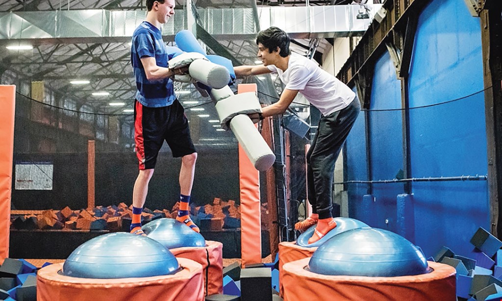 Product image for Sky Zone Trampoline Park $17 For 1-Hour Jump Passes For 2 (Reg. $34)