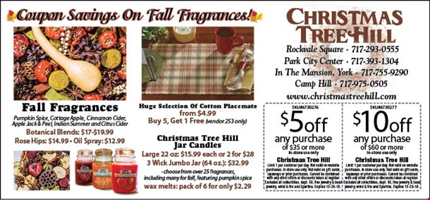 LocalFlavor.com - CHRISTMAS TREE HILL Coupons