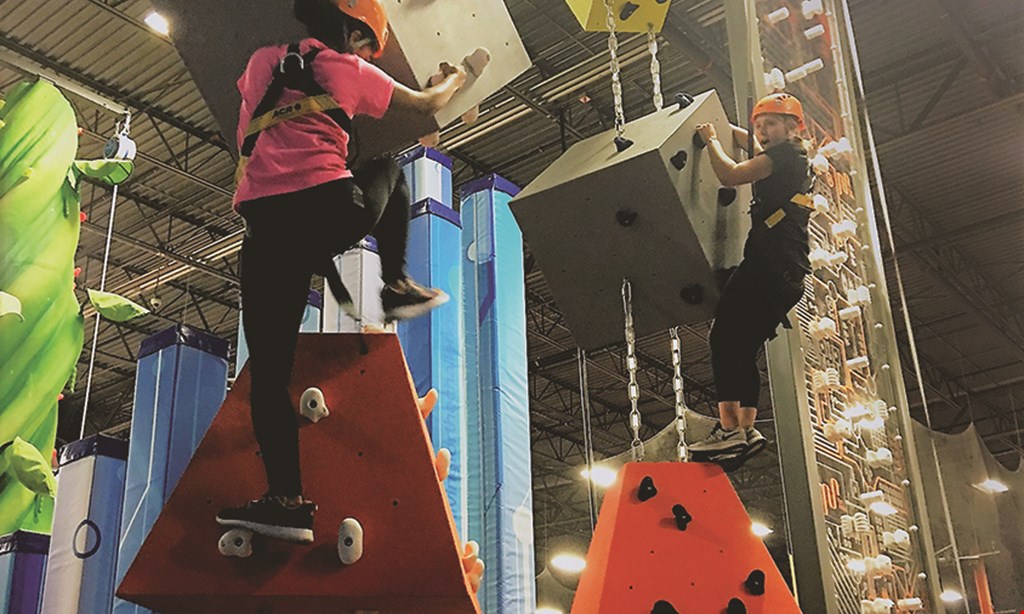 Product image for Sky Zone Trampoline Park $20 For Two 90-Minute Open Jump Passes (Reg. $40)