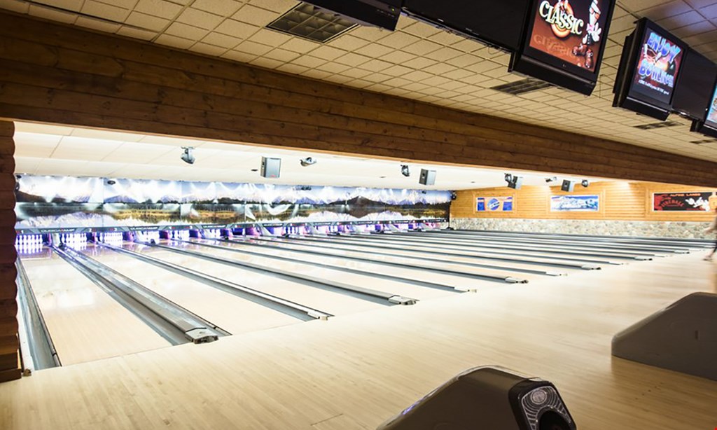 Product image for ALPINE LANES & AVALANCHE GRILL $35.25 For 2 Games Of Bowling For Up To 4 People, Including Shoes, Pitcher Of Soda & Large 3-Topping Pizza (Reg. $70.50)