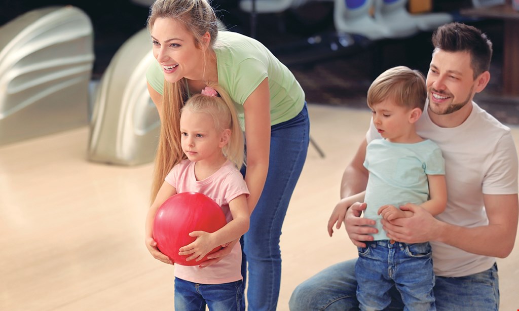 Product image for New City Bowl & Batting Cages $40 For A Family Fun Package Of 8 Games, 4 Shoe Rentals, 1 Large Basket Of Fries & 1 Pitcher Of Soda (Reg. $80)