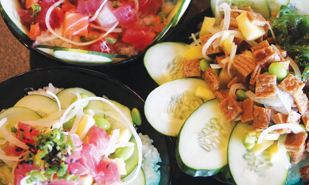 Product image for Tomo Poke Bowl $10 for $20 Worth of Fresh, Healthy, & Mouth-Watering Poke Bowls!