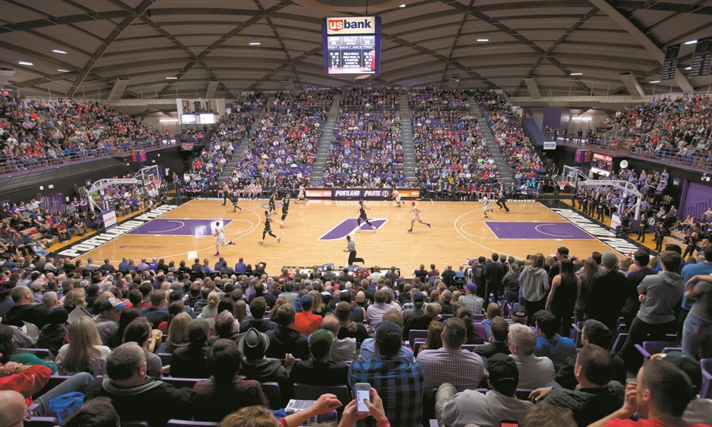Product image for University of Portland $19 For 2 Adult & 2 Junior General Admission Bleacher Seat Tickets For Basketball (Reg. $38)