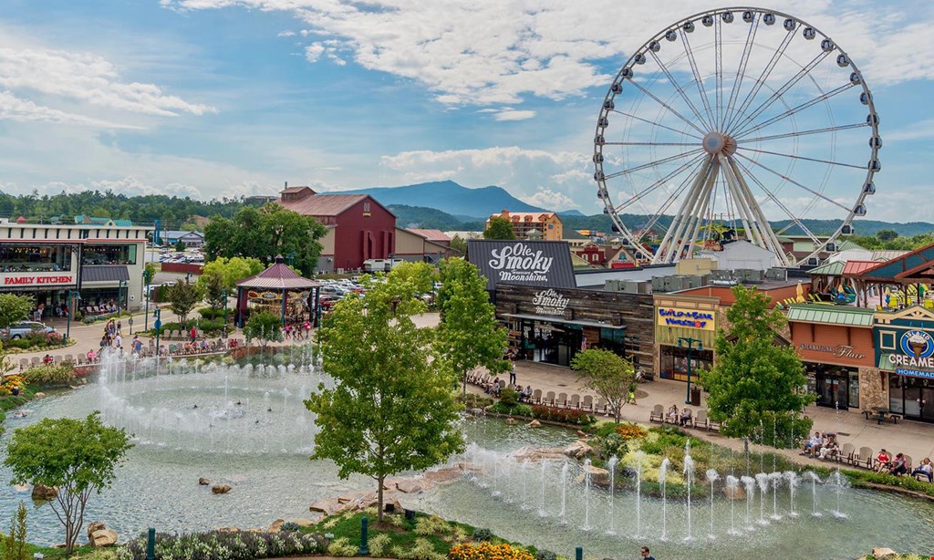 Product image for The Island $32 For Four Adult Tickets To Ride The Wheel At The Island Pigeon Forge (Reg. $64)