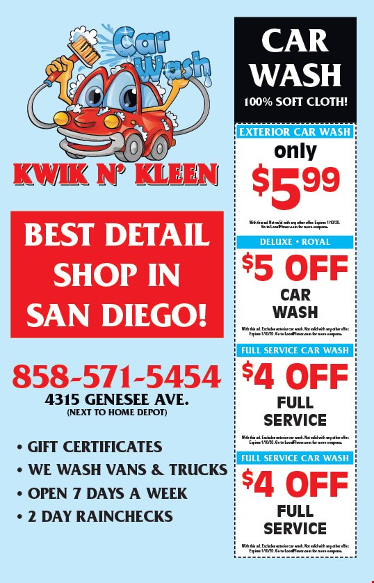 LocalFlavor.com - Kwik n Klean Car Wash Coupons